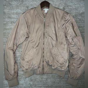 H&M Satin Bomber Jacket